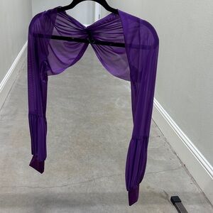 Revolution Vibrant Purple Sheer Shrug